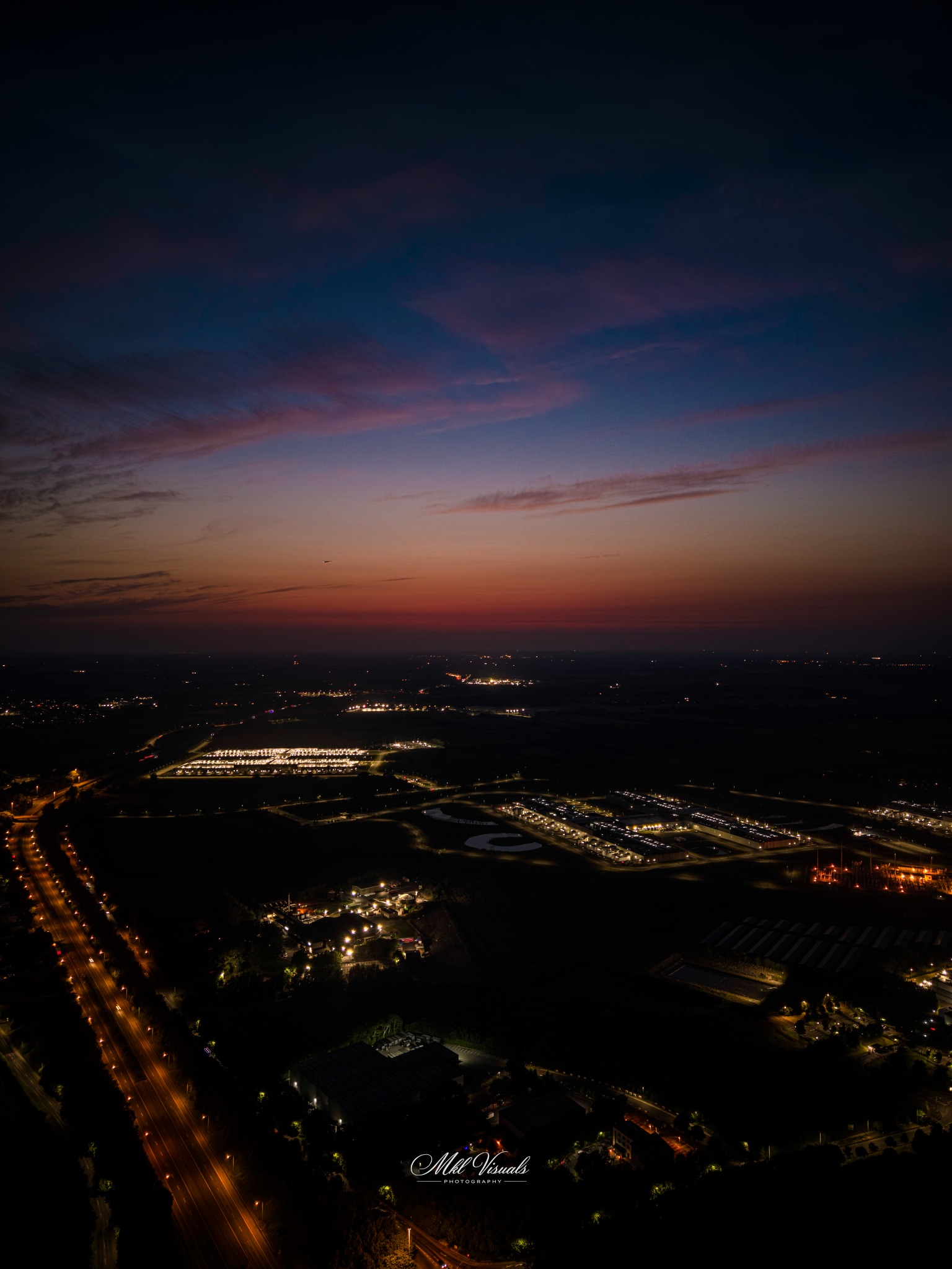 Night Lights Over the City