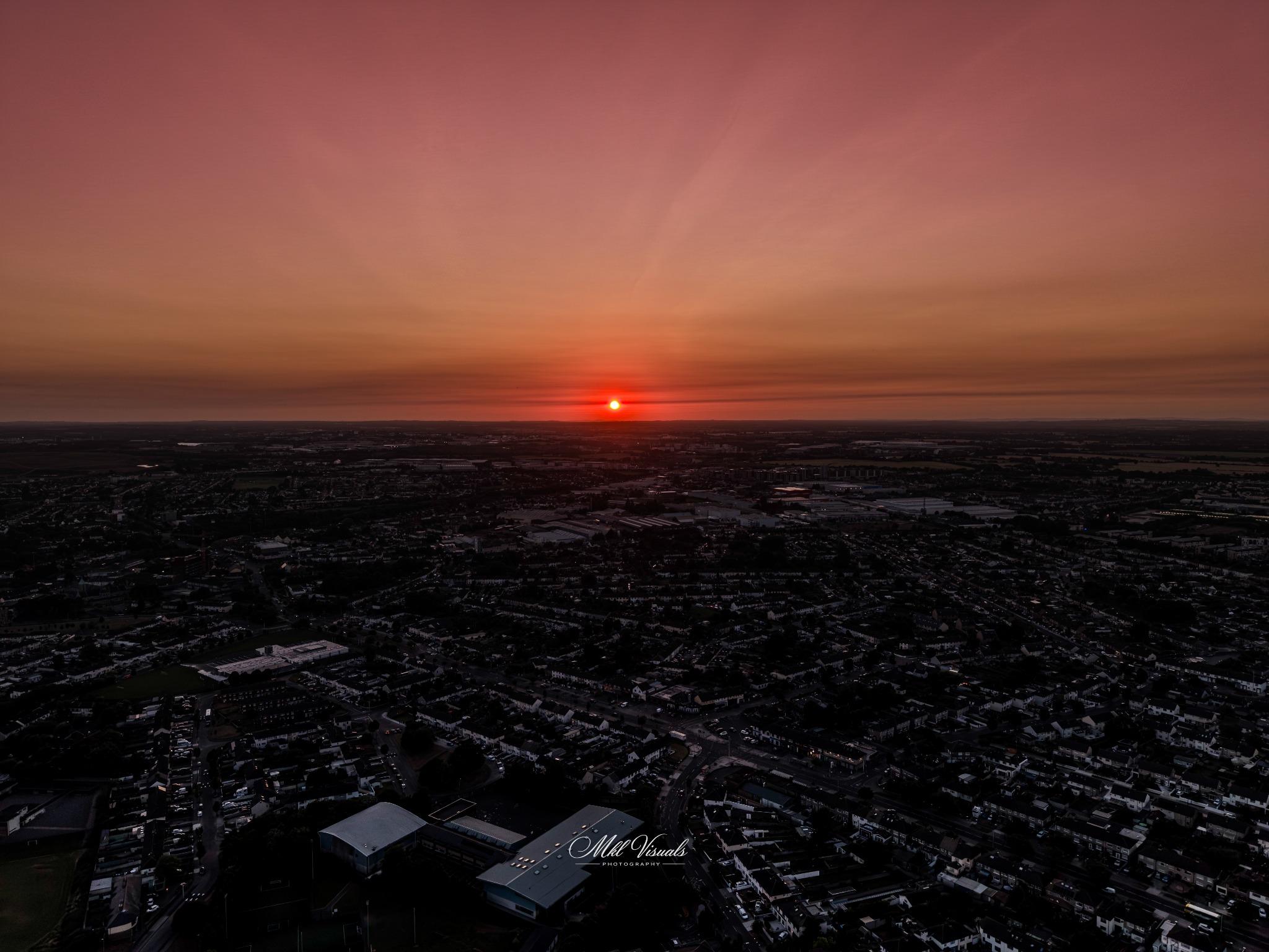 Sunset Over the City
